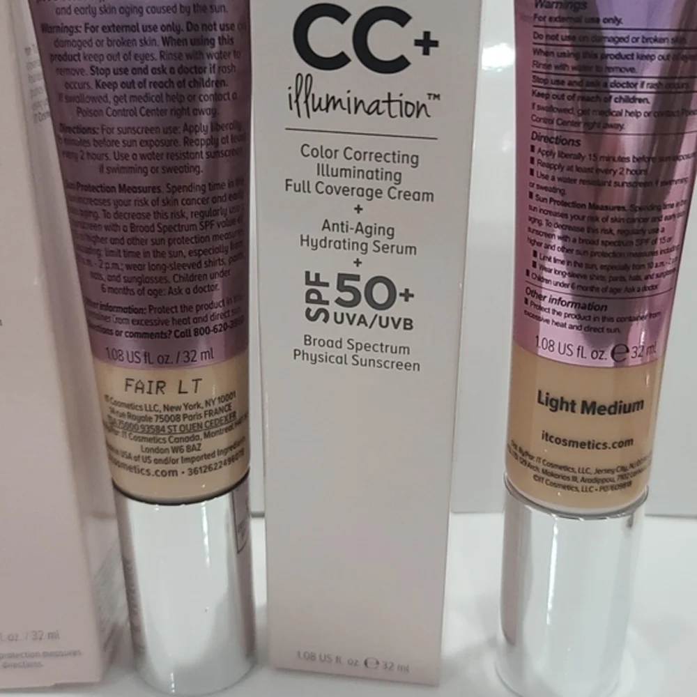1/2 PRICE ✅ It Cosmetics CC+ Illumination SPF 50+ Anti-Aging ✨Exp 2026 NIB